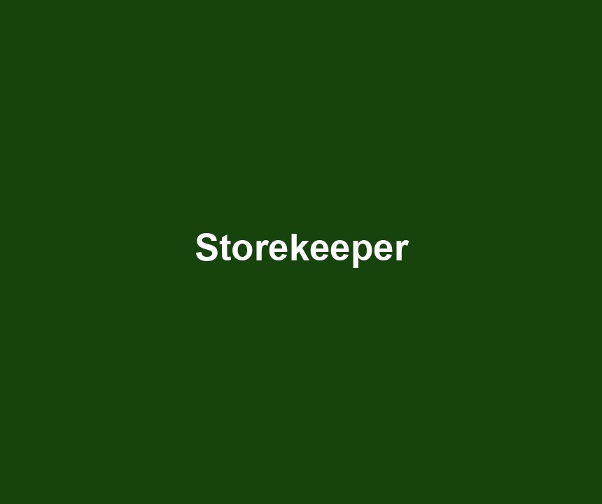 Storekeeper