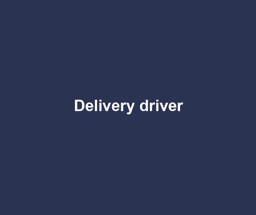 Delivery driver