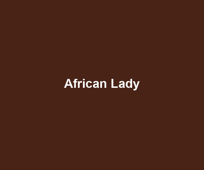 African Lady