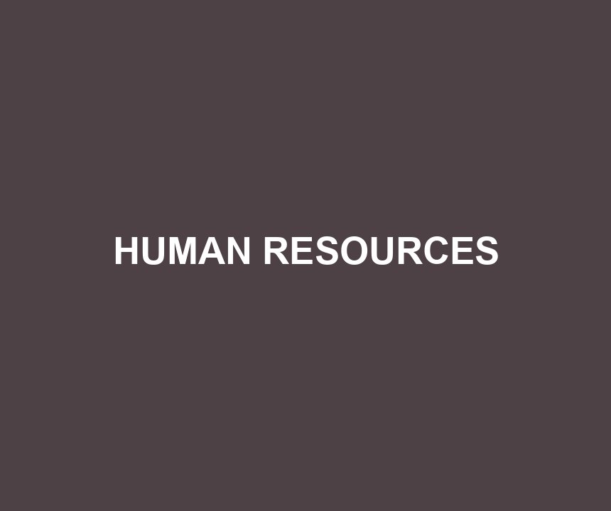 HUMAN RESOURCES