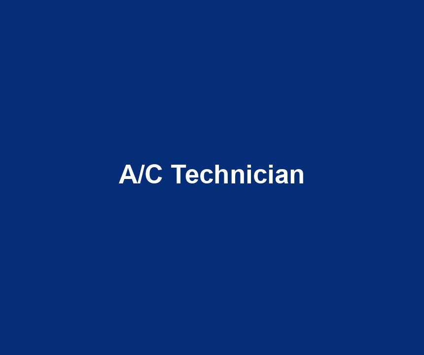 A/C Technician