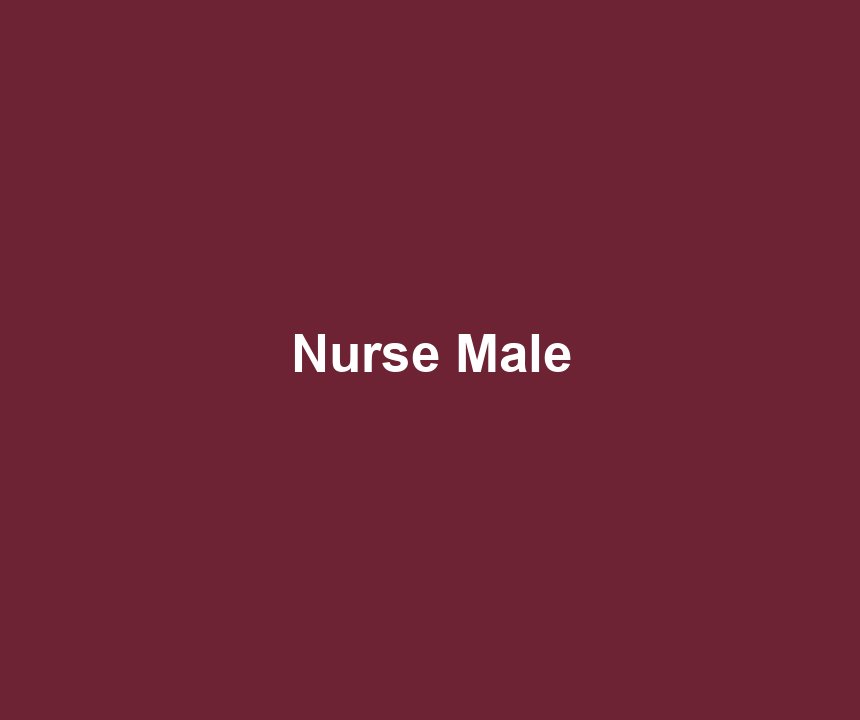 Nurse Male