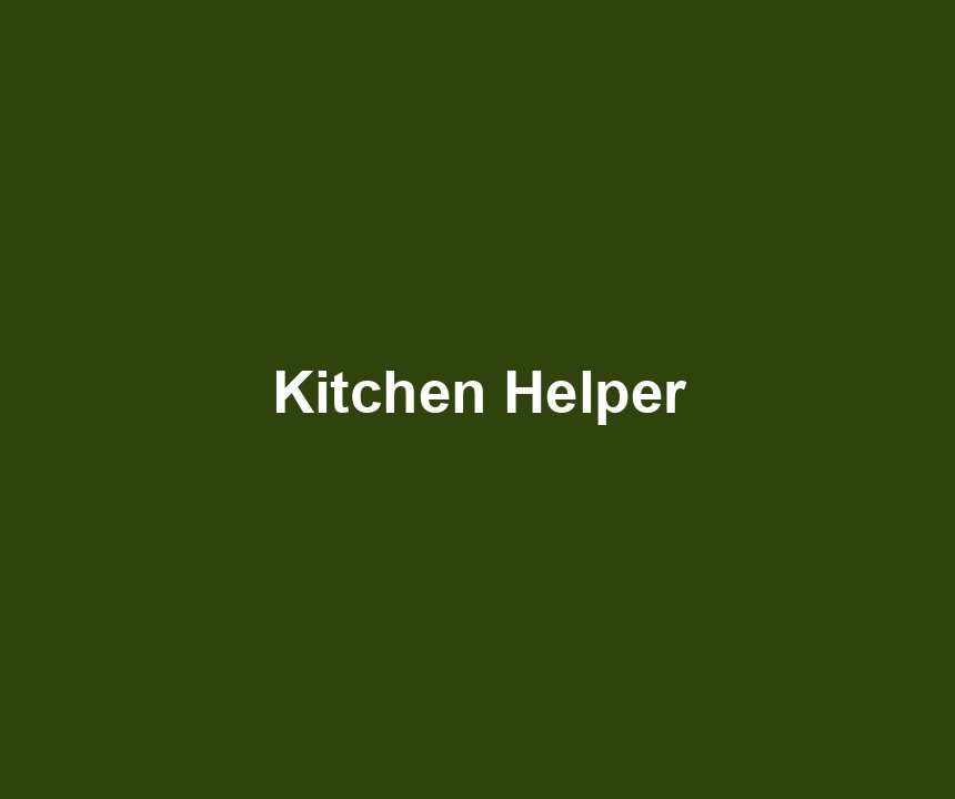 Kitchen Helper