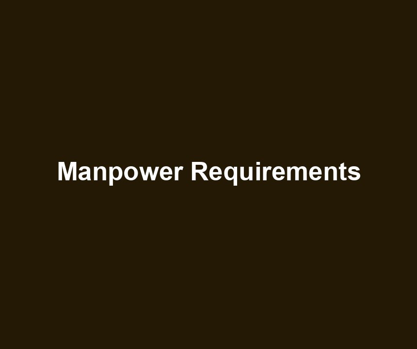 Manpower Requirements