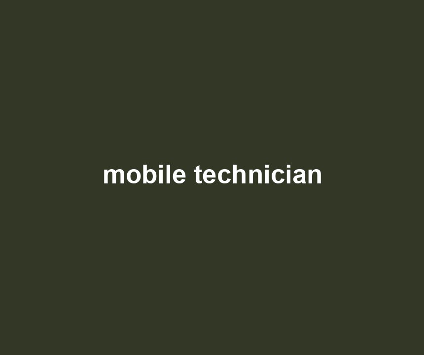 mobile technician