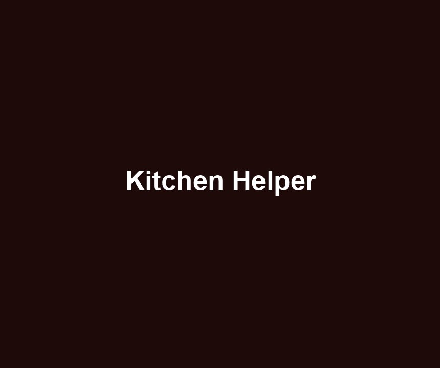 Kitchen Helper