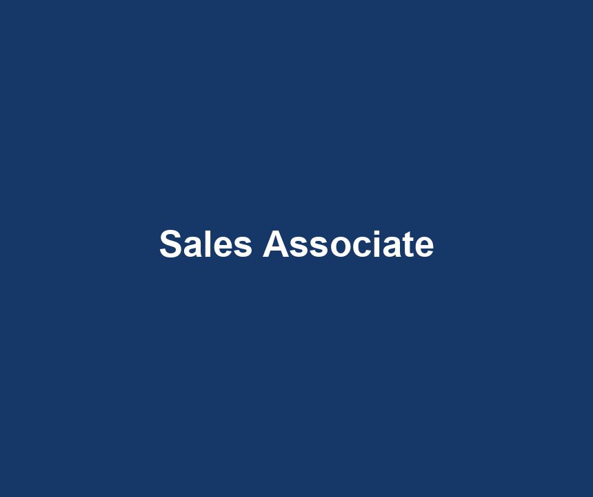Sales Associate