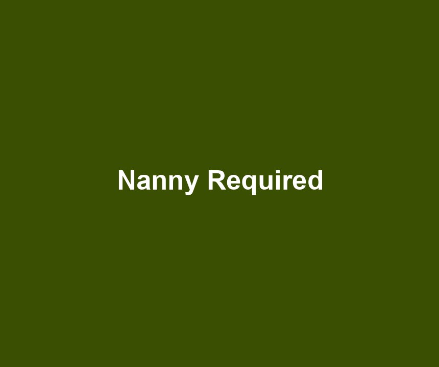 Nanny Required
