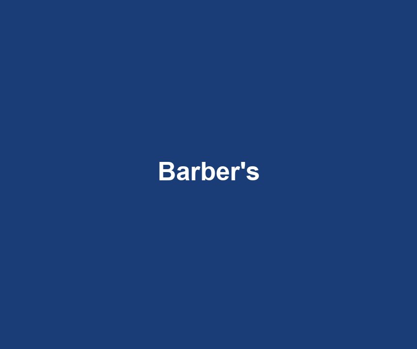 Barber's