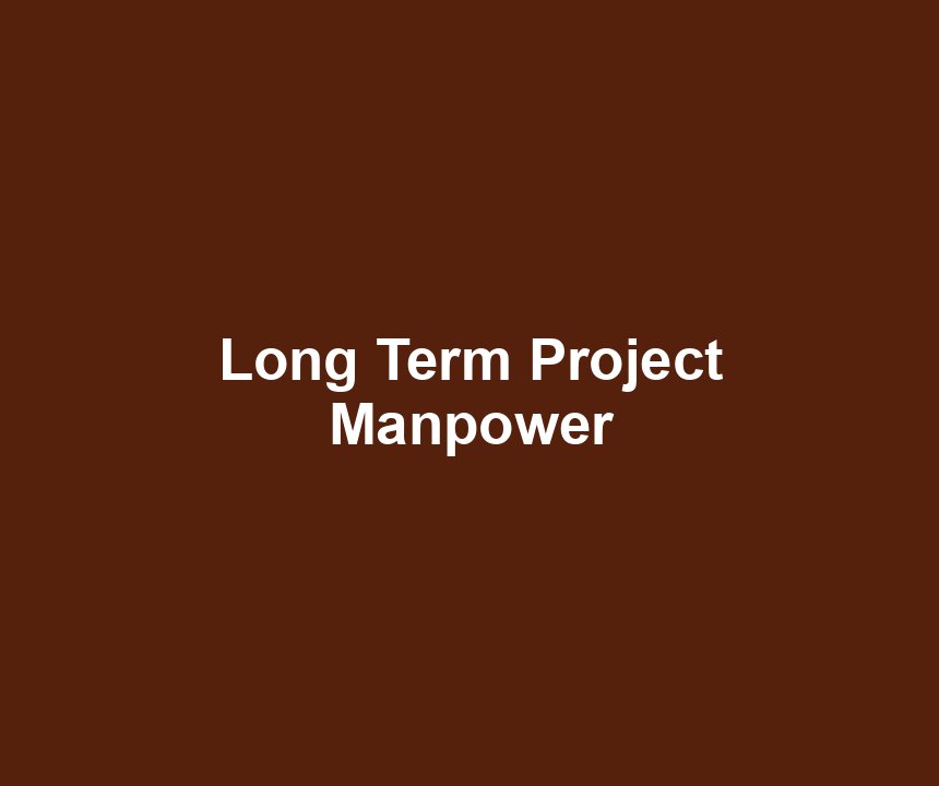 Long Term Project Manpower