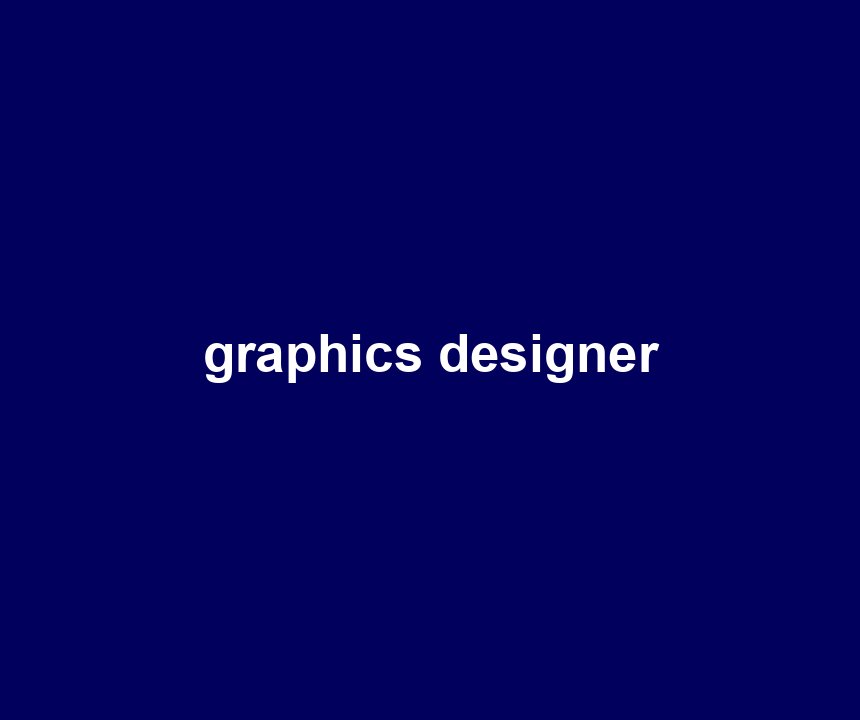 graphics designer