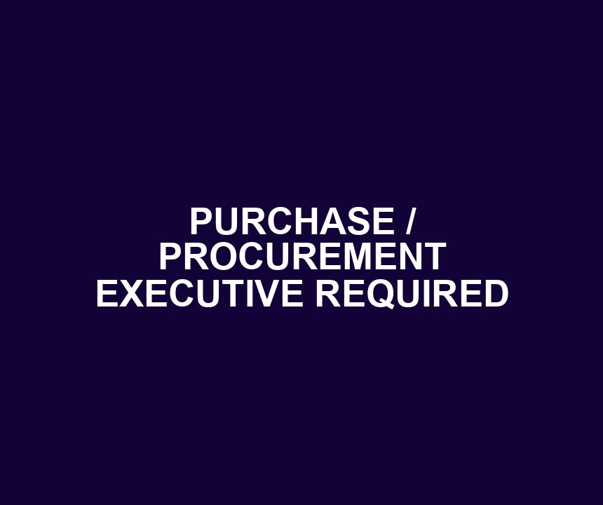 PURCHASE / PROCUREMENT EXECUTIVE REQUIRED