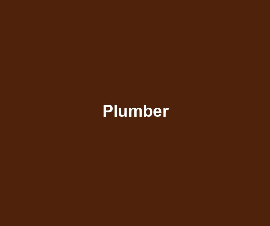 Plumber