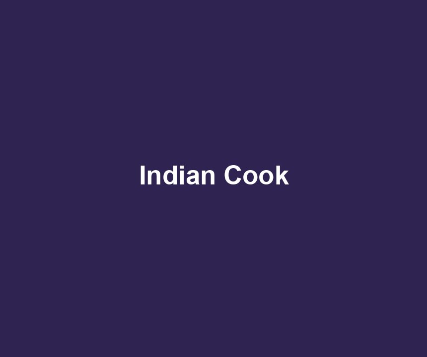 Indian Cook