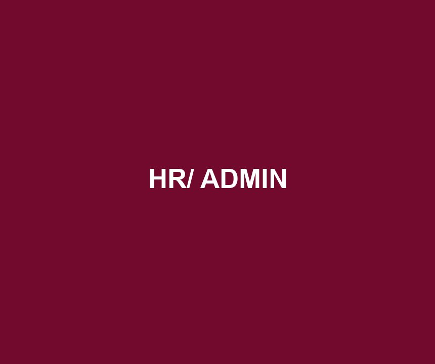 HR/ ADMIN