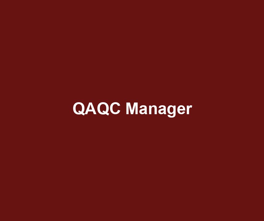 QAQC Manager