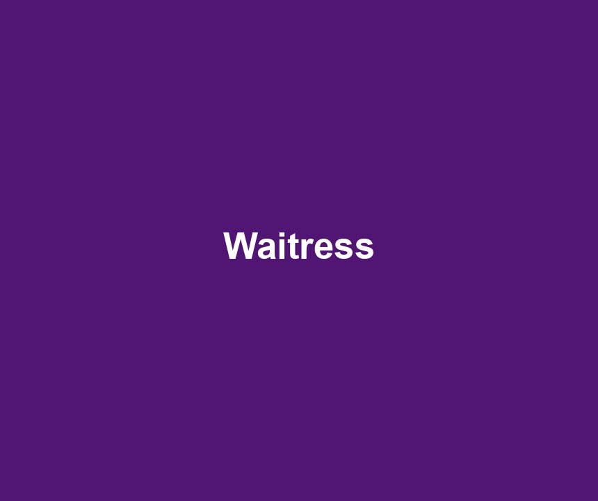 Waitress