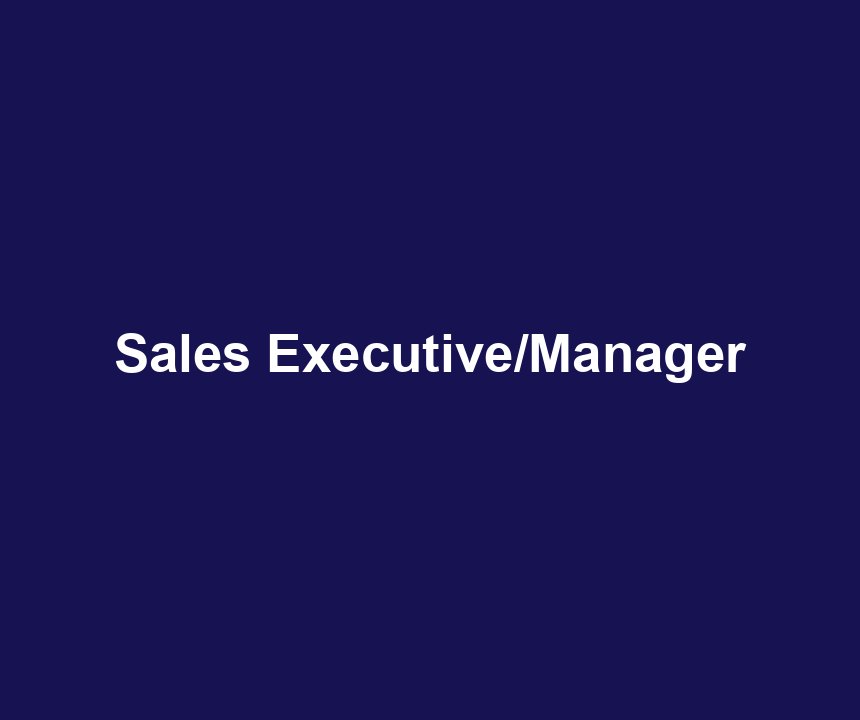 Sales Executive/Manager