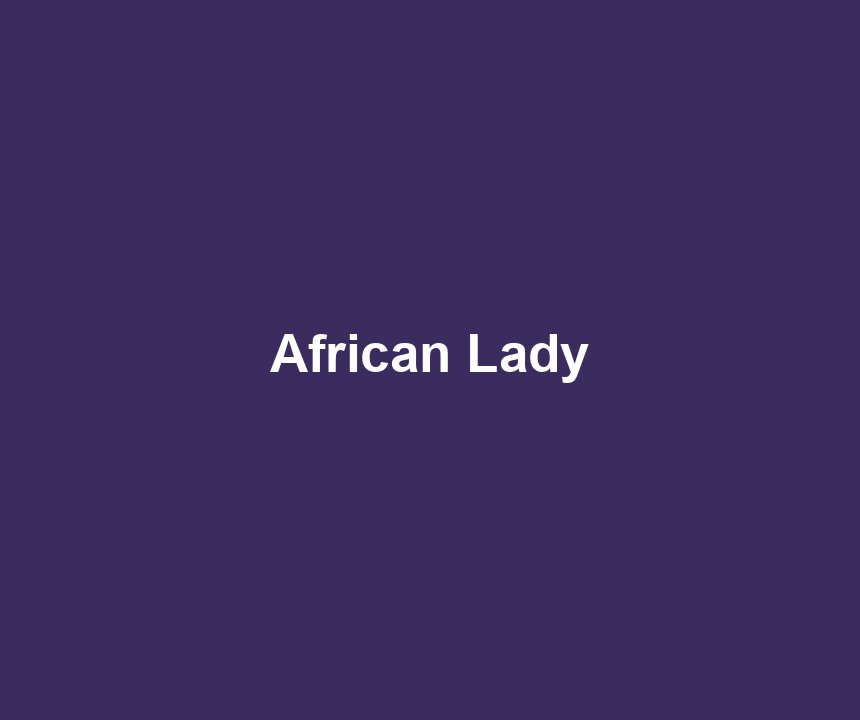 African Lady