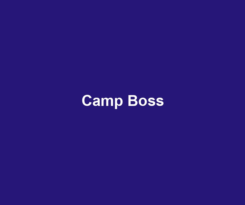 Camp Boss