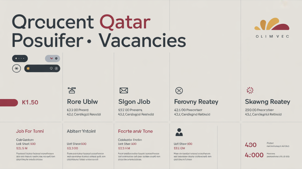 Qatar Vacancy – Latest Job Opportunities in Qatar 2025 Qatar Vacancy – Latest Job Opportunities in Qatar 2025